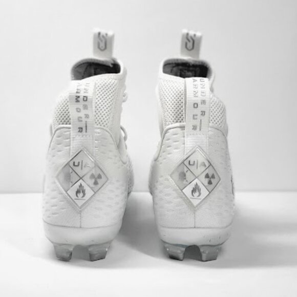 UNDER ARMOUR MEN\'S spotlight lux MC 2.0 football w/cleats white Size 11.5 NEW main image 5